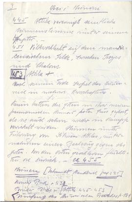 Odręczne notatki Józefa Żurowskiego na temat Gotów i Hunów  strona 8: "Goci i Hunowie"