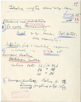 Rękopis sześćdziesięciu ośmiu wykładów Józefa Żurowskiego pt. "Sztuka Podyluwialna" z r...