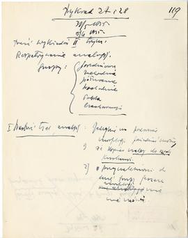 Rękopis dwudziestu ośmiu wykładów Józefa Żurowskiego pt. "Zagadnienie Kopca Krakusa na tle z...