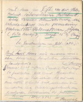 Brulion Józefa Żurowskiego "Żurowski 1918" z notatkami w języku niemieckim z okresu stu...