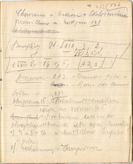 Brulion Józefa Żurowskiego "Żurowski 1918" z notatkami w języku niemieckim z okresu stu...