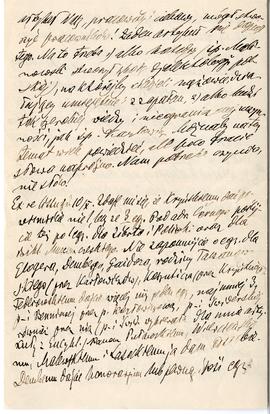 List od Hieronima Rafała Łopacińskiego do Erazma Majewskiego (rękopis)  strona 4