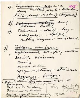 Rękopis wykładów Józefa Żurowskiego z zakresu archeologii przedhistorycznej  strona 229: "[…...