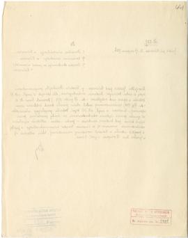 Rękopis. Pismo konserwatora Michała Drewko z dnia 1 lipca 1926 r. do: Starostwa Rówieńskiego w Ró...