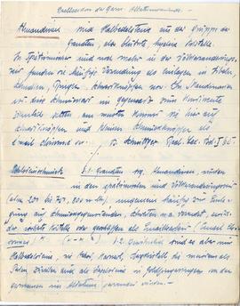 Odręczne wypisy Józefa Żurowskiego w języku niemieckim z Johannes Hoops  Reallexikon der germanis...