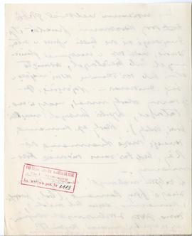 Rękopis wykładów Józefa Żurowskiego z zakresu archeologii przedhistorycznej  strona 190: pieczątk...