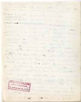 Rękopis wykładów Józefa Żurowskiego z zakresu archeologii przedhistorycznej  strona 96: pieczątka...