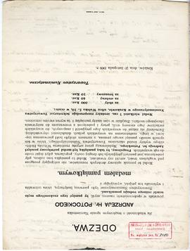 Odręczne notatki Józefa Żurowskiego na temat analogii do zabytków z Jakuszowic Małych  sporządzon...