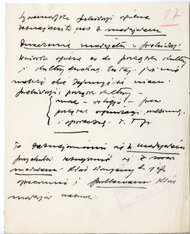 Rękopis wykładów Józefa Żurowskiego z zakresu archeologii przedhistorycznej  strona 191: "[…...