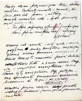 Rękopis wykładów Józefa Żurowskiego z zakresu archeologii przedhistorycznej  strona 51: "[…]...