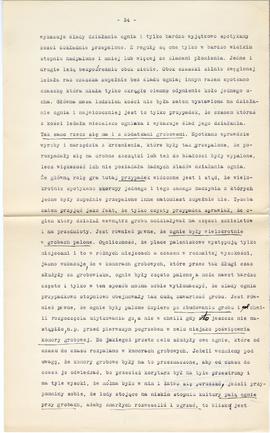 Maszynopis i rękopis trzynastu wykładów Józefa Żurowskiego na temat kultury megalitycznej  strona...