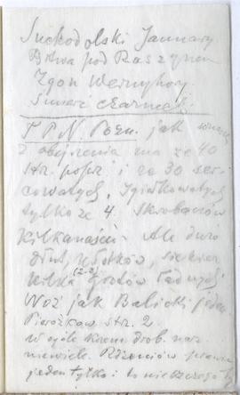 Notes nr 43 z z wpisami odręcznymi  Erazma Majewskiego z okresu od 18.05.1893 r.-26.05.1893 r.  s...