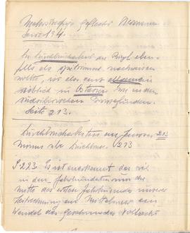 Brulion Józefa Żurowskiego "Żurowski 1918" z notatkami w języku niemieckim z okresu stu...