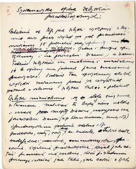 Rękopis wykładów Józefa Żurowskiego z zakresu archeologii przedhistorycznej  strona 155: "Sy...