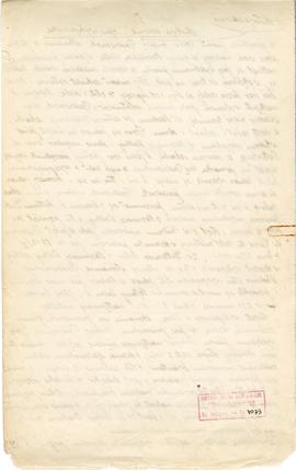 Rękopis pracy doktorskiej Józefa Żurowskiego pt. Wykopalisko z Jakuszowic Małych na tle pokrewnyc...