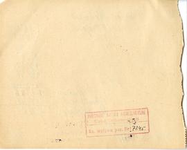 Rachunek z dnia 29.02.1931 r. za pracę Wojciecha Hodrasa na wykopaliskach w Złotej  strona 2: pie...
