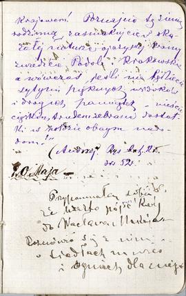 Notes nr 4 z okresu 01.05.1876 r.-15.02.1877 r. Notatki odręczne Erazma Majewskiego z cytat z A. ...