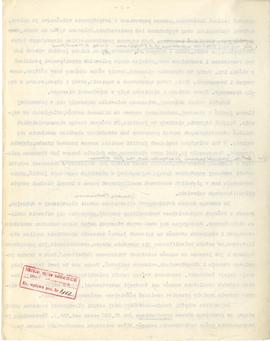 Maszynopis artykułu Józefa Żurowskiego z odręcznymi poprawkami pt. "Sztuka przedhistoryczna ...