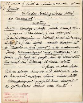 Brulion Józefa Żurowskiego zawierający zbiór luźnych kartek z notatkami w języku polskim i niemie...