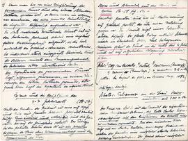 Odręczne wypisy Józefa Żurowskiego w języku niemieckim z Hermann Lüer i Max Creutz  "Geschic...