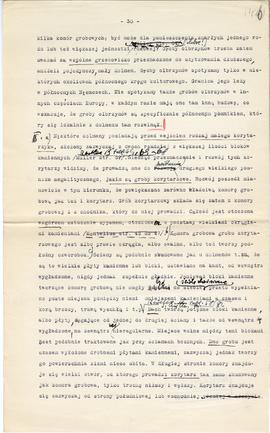 Maszynopis i rękopis trzynastu wykładów Józefa Żurowskiego na temat kultury megalitycznej  strona...