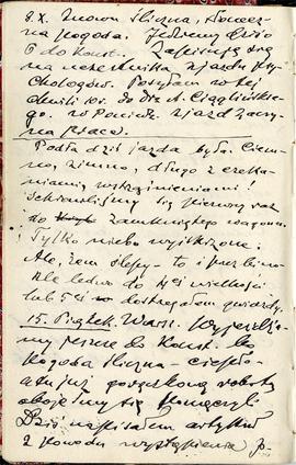 Notatnik nr 69 z odręcznymi notatkami Erazma Majewskiego z okresu od 07.10.1909 r. do 20.05.1910 ...