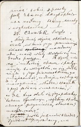 Notes nr 4 z okresu 01.05.1876 r.-15.02.1877 r. Notatki odręczne Erazma Majewskiego dot. spraw co...