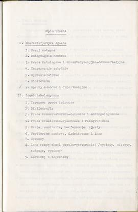 Państwowe Muzeum Archeologiczne w Warszawie. Sprawozdanie z działalności w roku 1982. Mszynopis. ...