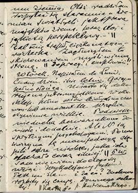 Notatnik nr 87 z odręcznymi notatkami Erazma Majewskiego z okresu od 21.04.1916 r. do 31.12.1916r...