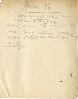 Odręczne notatki Józefa Żurowskiego wraz z materiałem ilustracyjnym do artykułu pt. "Dwa gro...