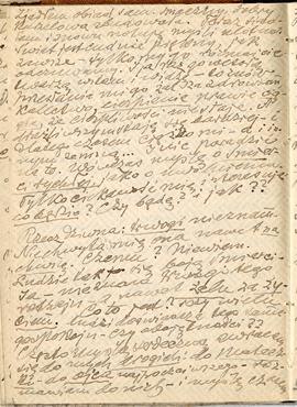 Notatnik nr 100 z odręcznymi notatkami Erazma Majewskiego z okresu od 16.04.1921 r. do 30.10.1921...