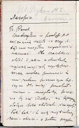 Notes nr 28 z wpisami odręcznymi  Erazma Majewskiego z okresu od 24.02.1887 r.-14.07.1887 r.  str...