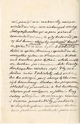 List od Szczęsnego Jastrzębowskiego do Erazma Majewskiego (rękopis)  strona 2