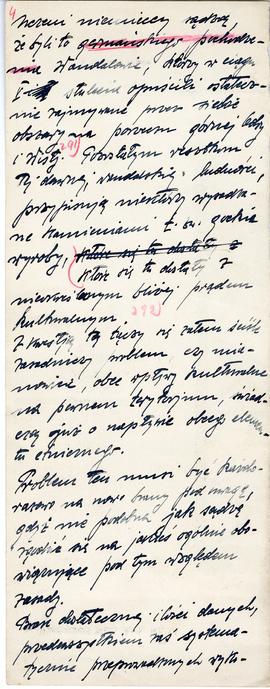 Rękopis pracy doktorskiej Józefa Żurowskiego pt. Wykopalisko z Jakuszowic Małych na tle pokrewnyc...