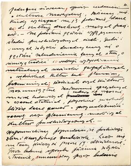 Rękopis wykładów Józefa Żurowskiego z zakresu archeologii przedhistorycznej  strona 19: "[…]...