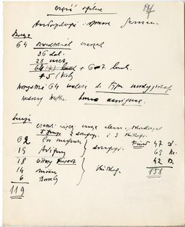 Maszynopis i rękopis trzynastu wykładów Józefa Żurowskiego na temat kultury megalitycznej  strona...