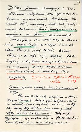 Rękopis jedenastu wykładów Józefa Żurowskiego pt. "Epoka bronzu ze szczególnem uwzględn. pod...