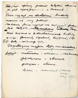 Rękopis wykładów Józefa Żurowskiego z zakresu archeologii przedhistorycznej  strona 163: "[…...