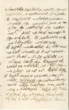 List od Hieronima Rafała Łopacińskiego do Erazma Majewskiego (rękopis)  strona 3