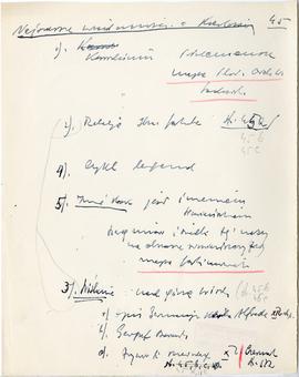 Rękopis dwudziestu ośmiu wykładów Józefa Żurowskiego pt. "Zagadnienie Kopca Krakusa na tle z...