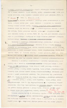 Maszynopis i rękopis trzynastu wykładów Józefa Żurowskiego na temat kultury megalitycznej  strona...