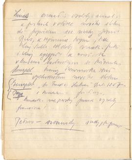 Brulion Józefa Żurowskiego "Żurowski 1918" z notatkami w języku niemieckim z okresu stu...