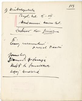 Maszynopis i rękopis trzynastu wykładów Józefa Żurowskiego na temat kultury megalitycznej  strona...