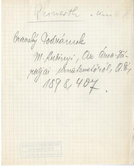 Zespół odręcznych notatek Józefa Żurowskiego (w tym opisy zabytków i zapiski bibliograficzne) wra...
