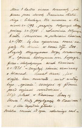 List od Ludwika Licińskiego do Erazma Majewskiego z dnia 24.05.1904 r. (rękopis)  strona 2