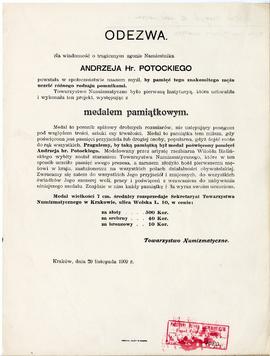 Odręczne notatki Józefa Żurowskiego na temat analogii do zabytków z Jakuszowic Małych  sporządzon...