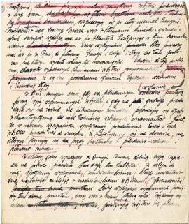 Rękopis pracy doktorskiej Józefa Żurowskiego pt. Wykopalisko z Jakuszowic Małych na tle pokrewnyc...