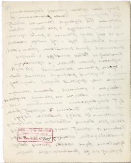 Rękopis wykładów Józefa Żurowskiego z zakresu archeologii przedhistorycznej  strona 148: pieczątk...