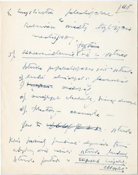 Rękopis sześćdziesięciu ośmiu wykładów Józefa Żurowskiego pt. "Sztuka Podyluwialna" z r...