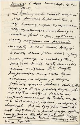 Rękopis dwudziestu ośmiu wykładów Józefa Żurowskiego pt. "Zagadnienie Kopca Krakusa na tle z...